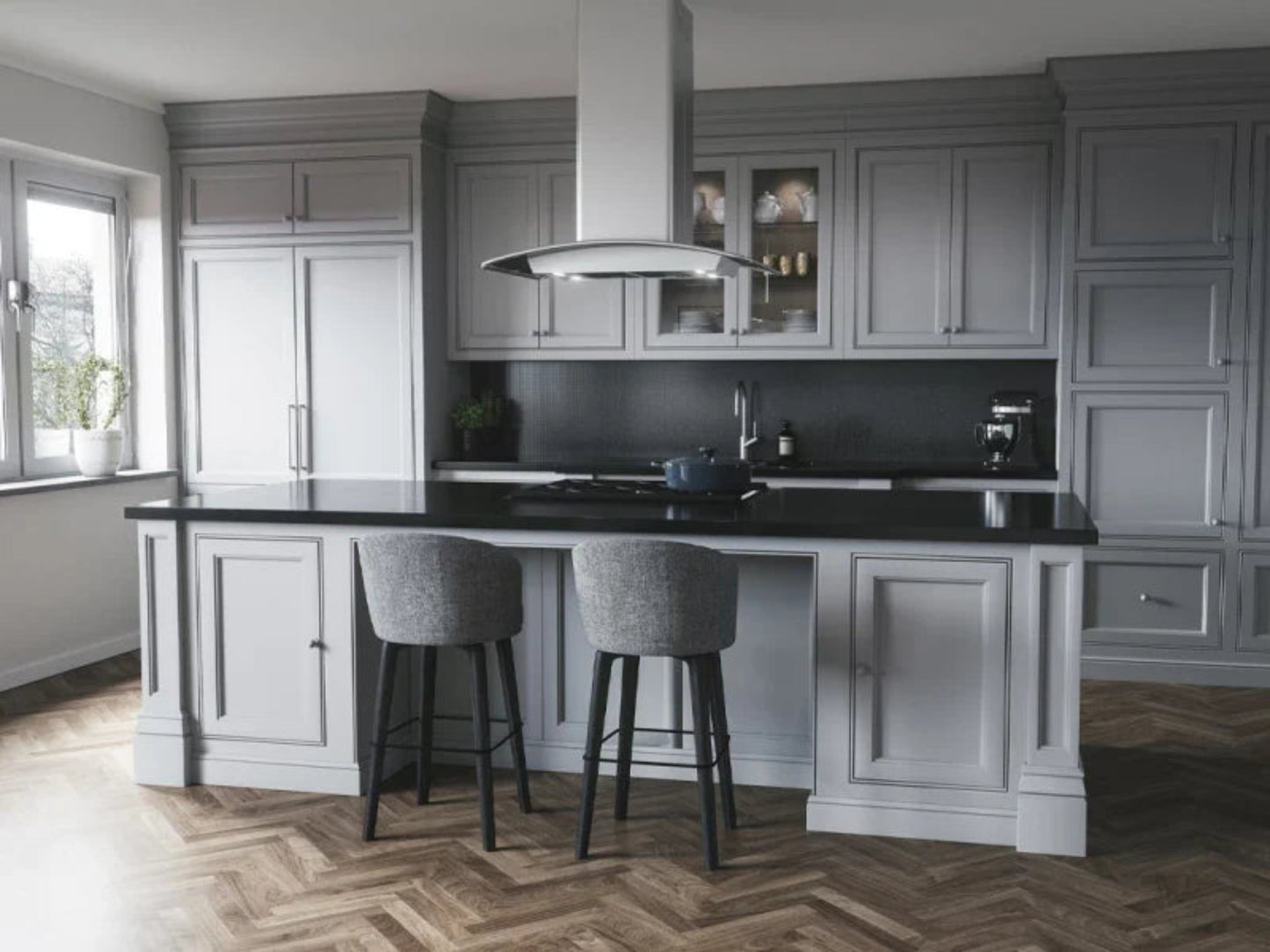 Zephyr ZMLM90CS 36" Milano Island Stainless Steel - ZMLM90CS