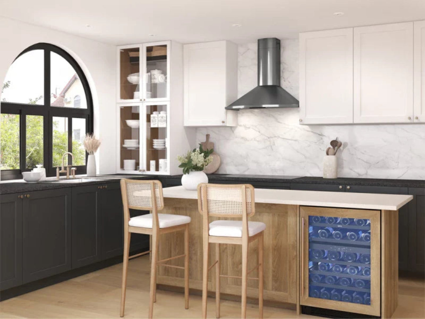 Zephyr ZSAE30FBS 30" Savona Wall Black Stainless Steel - ZSAE30FBS