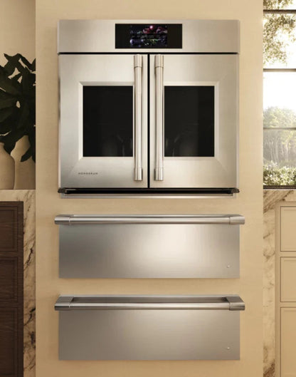 Monogram ZTSX1FPSNSS 30" Statement French-Door Single Wall Oven Stainless Steel - ZTSX1FPSNSS