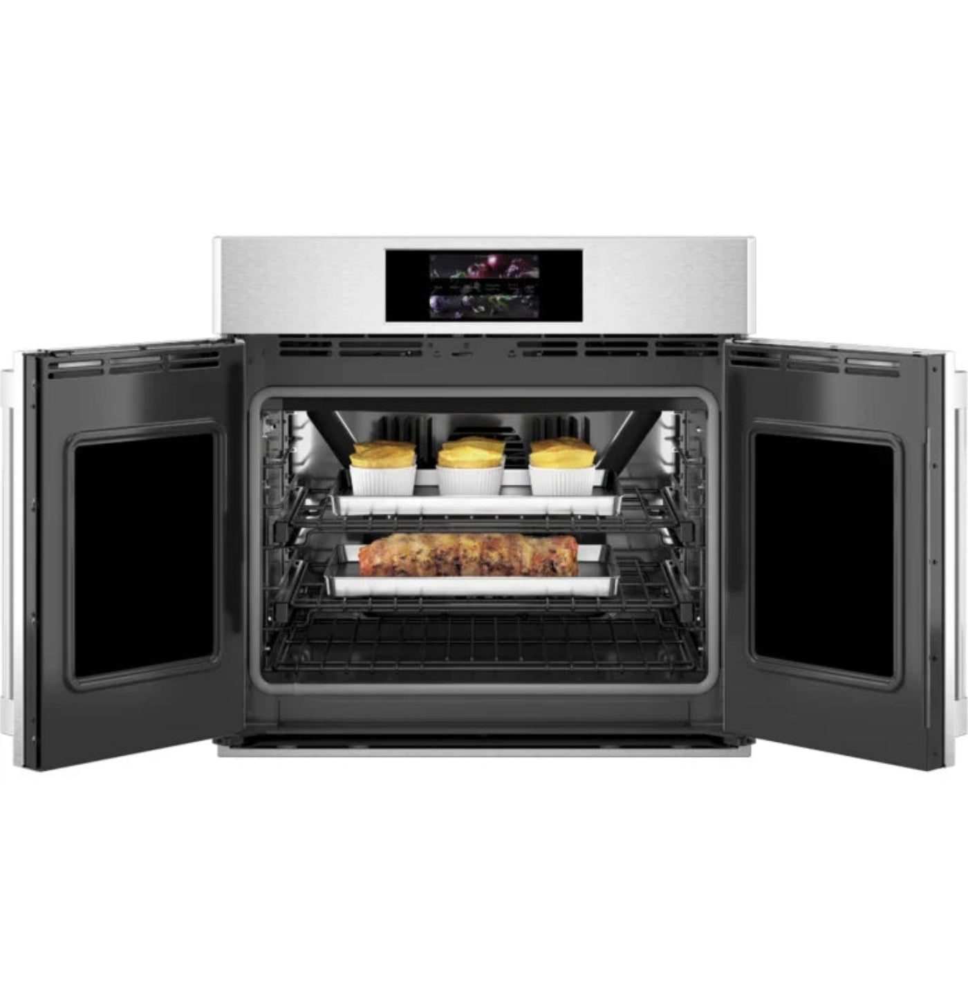 Monogram ZTSX1FPSNSS 30" Statement French-Door Single Wall Oven Stainless Steel - ZTSX1FPSNSS