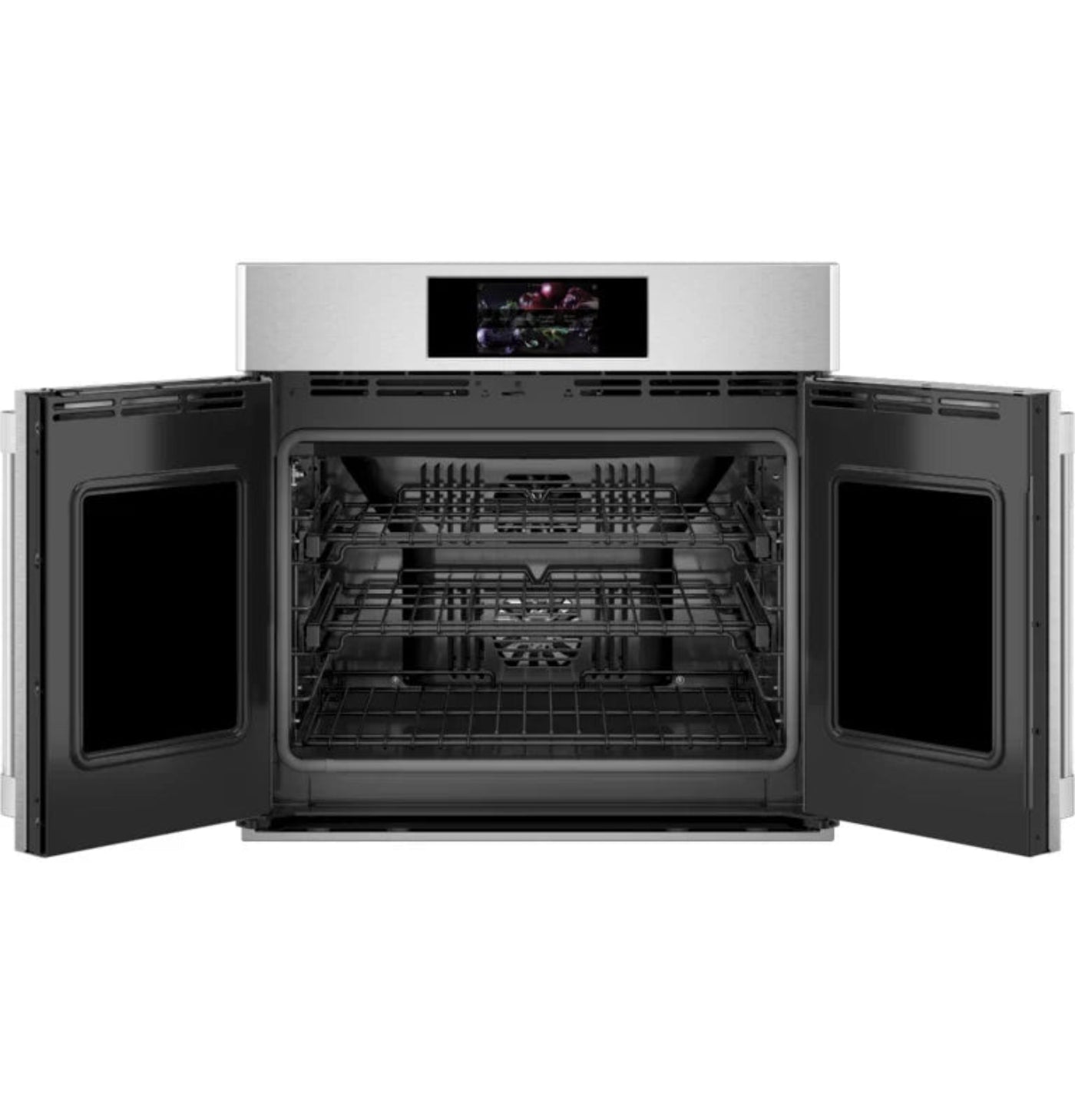 Monogram ZTSX1FPSNSS 30" Statement French-Door Single Wall Oven Stainless Steel - ZTSX1FPSNSS