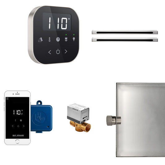 Mr. Steam AirButler Max Linear Package Black Brushed Nickel - ABUTLERLXBBN