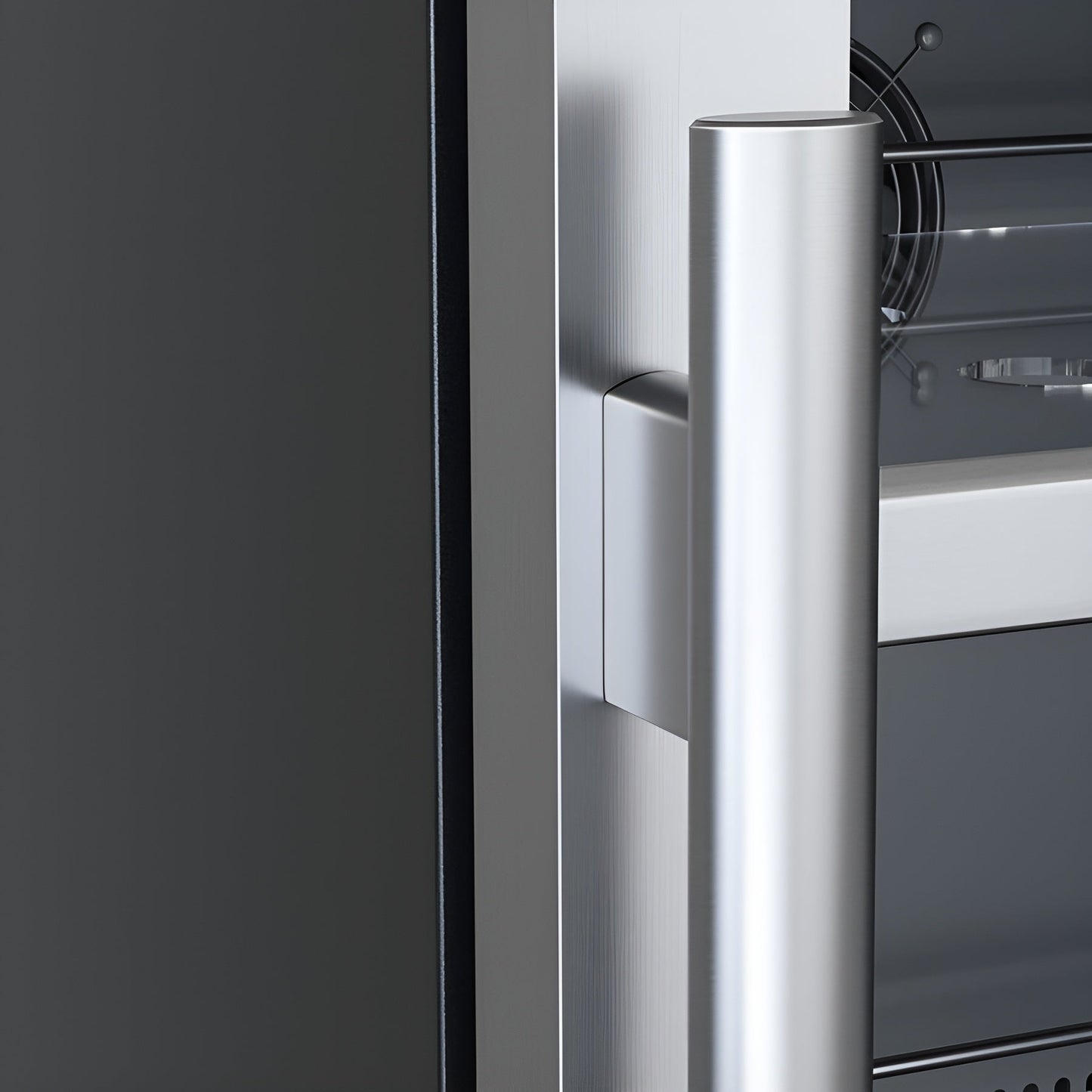 Avallon 15 Inch Wide 86 Can Beverage Center with LED Lighting - ABR152SGRH