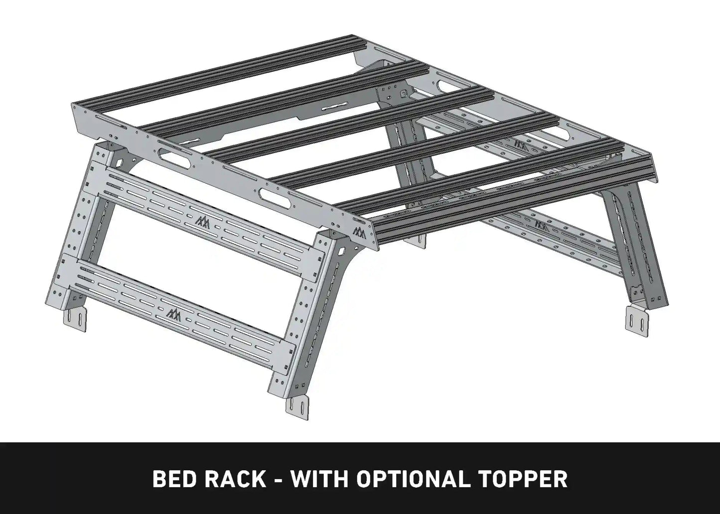 Backwoods Adventure Toyota Tacoma Overland Bed Rack (2005-2026) - BWTT4B-9845