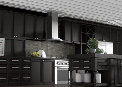 ZLINE 30 in. Convertible Vent Wall Mount Range Hood in Stainless Steel & Glass, KN-30