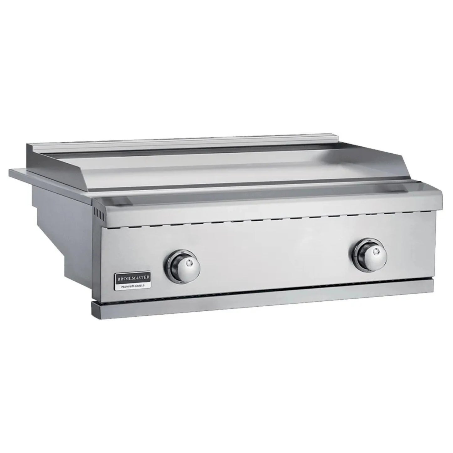 Broilmaster B-Series 32-Inch 2-Burner Premium Propane Gas Griddle and Grill Cart in Stainless Steel - AP2-BSB322GP