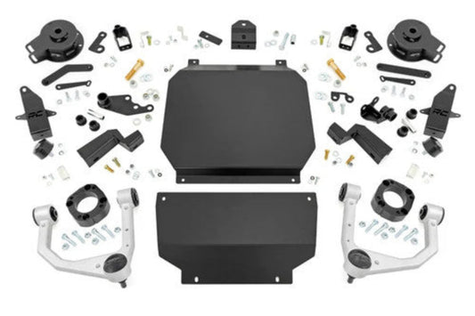 Air Lift Rough Country 3.5" Lift Kit With Factory Rear Air Suspension | 2022-2026 Toyota Tundra - 71300-1