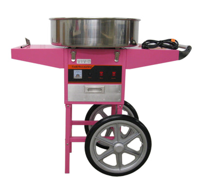 VIVO Electric Commercial Cotton Candy Machine with Cart - CANDY-V002