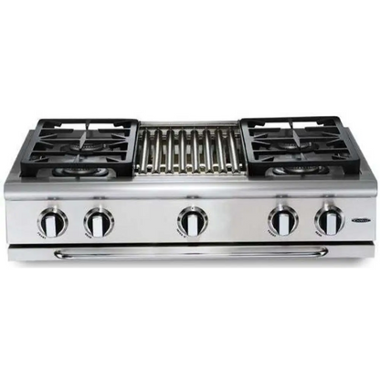 Capital 36" Precision Gas Rangetop, 6 Sealed Burners - GRT366N