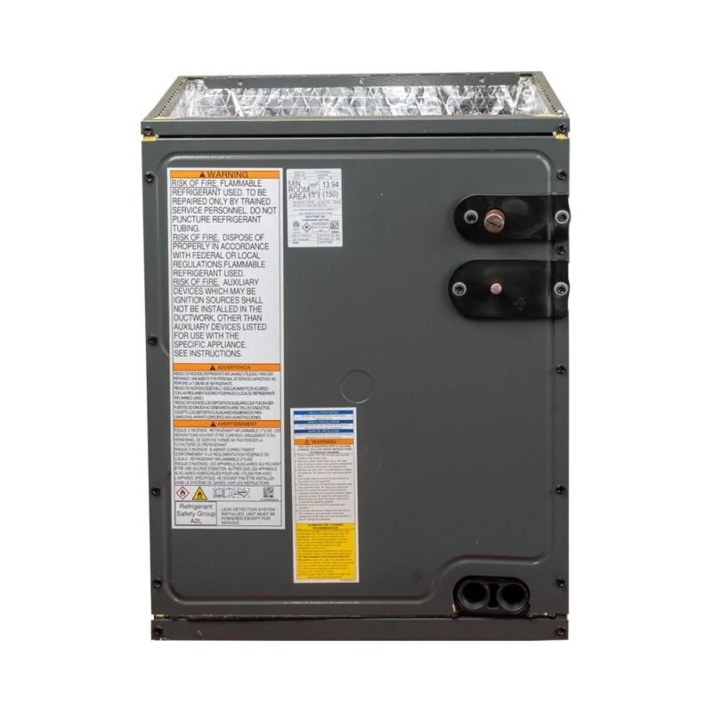 GOODMAN 2 Ton 13.4 SEER2 96% AFUE 80,000 BTU Gas Furnace and R32 Air Conditioner System - Upflow - AQ-GR9S960803BN