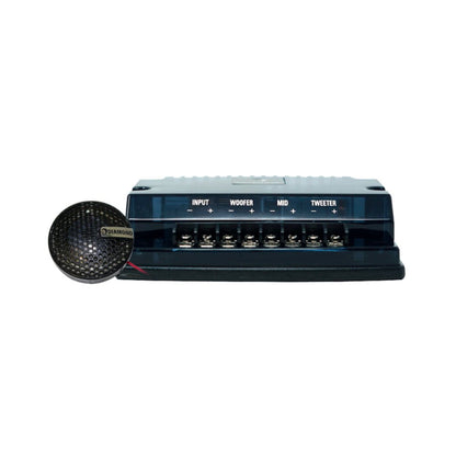 Diamond Audio 6.5" DES Series 3-Way Component System w/Aluminum Dome Tweeter and Crossovers - DES365C
