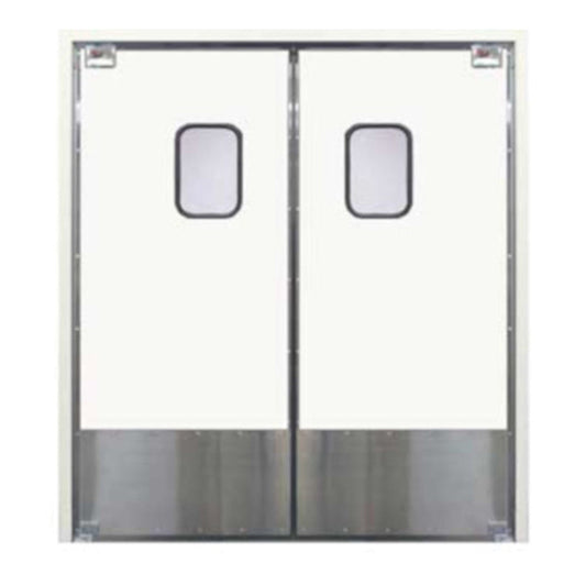 Curtron SPD-30-L-DBL-9696 96" x 96" Servie-Pro Series 30 Double Swing Door - CUSPD30LDBL9696