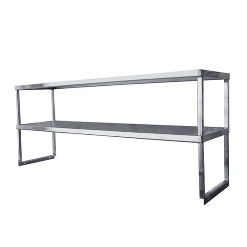 Chef AAA - , Commercial Double Over Shelf Stainless Steel Heavy Duty - DS1236