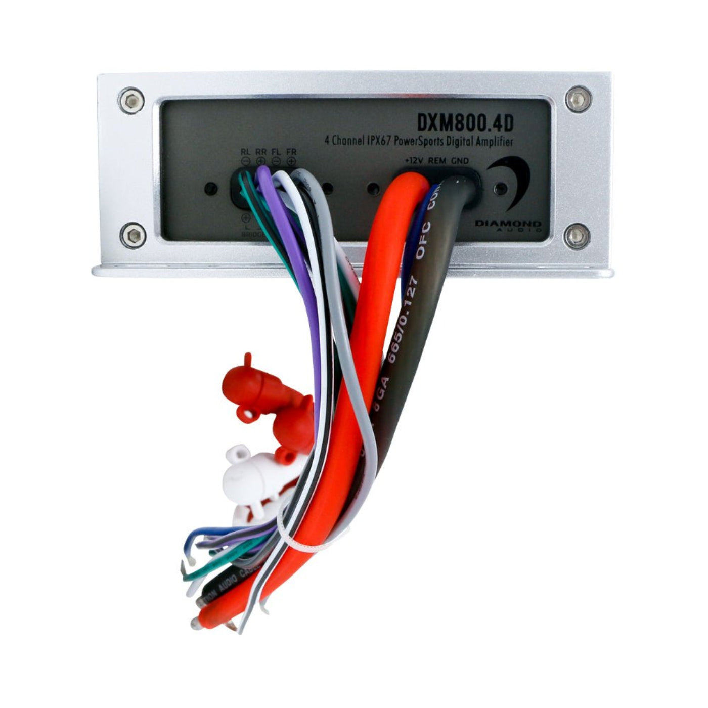 Diamond Audio 4-Channel DXM Series Full Range Class D Waterproof Amplifier - DXM800.4D