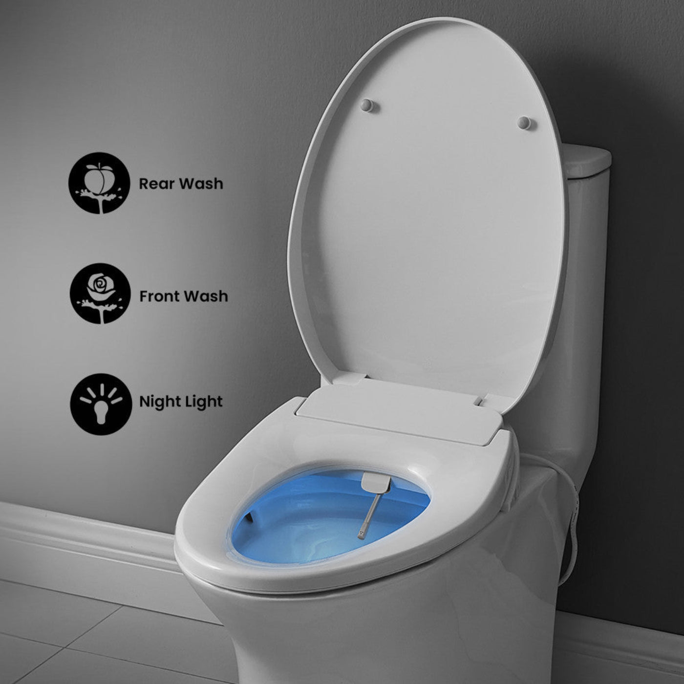 Swiss Madison Cascade Smart Toilet Seat Bidet - SM-STS21