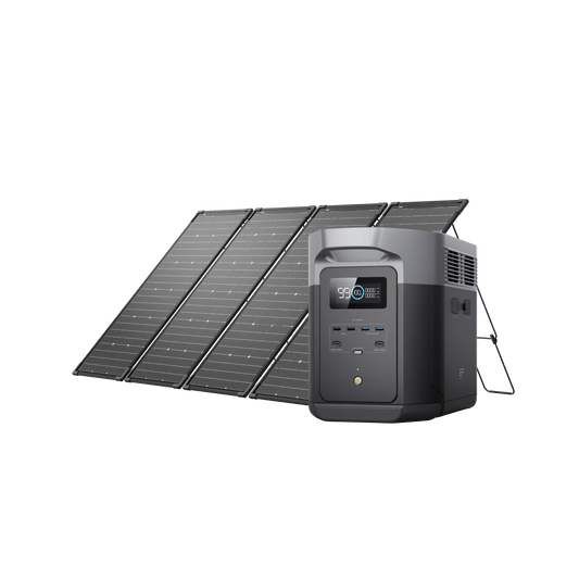 EcoFlow DELTA 2 Max + 500W Solar Kit - D2M-125W-4