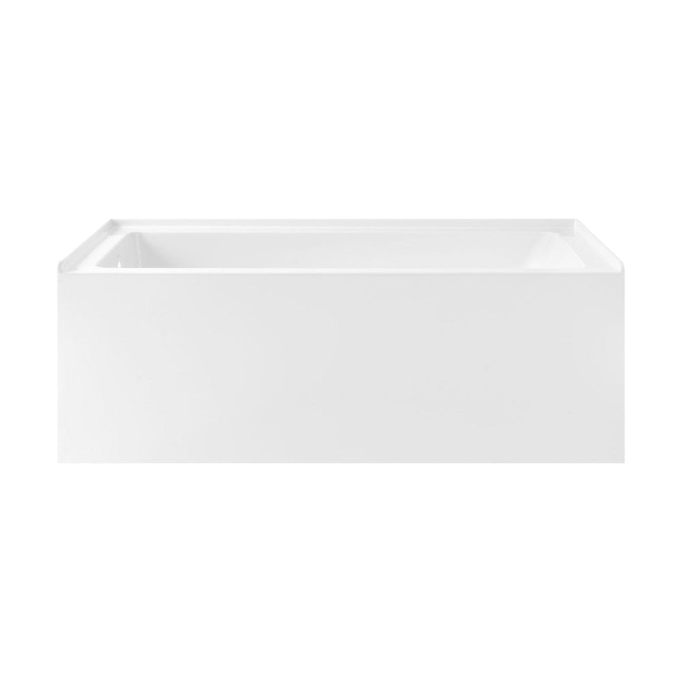 Char-Griller Voltaire 60" x 30" Left Drain Skirted Soaking Bathtub with Apron ADA Height in G - 1769836549816_484