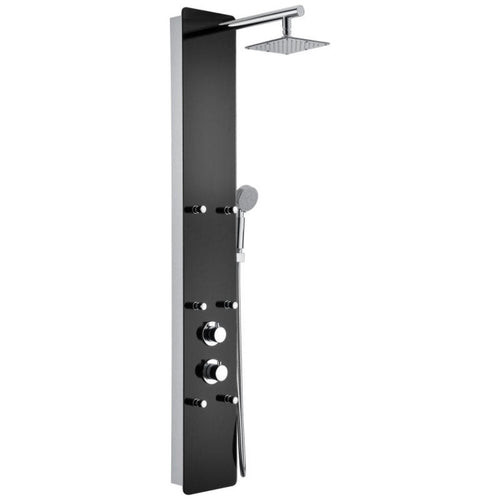 Tru Grit Melody 59 in. 6-Jetted Full Body Shower Panel System with Heavy Rain Shower and - 1770270778692_292