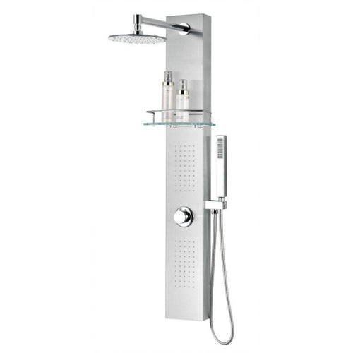 Tru Grit Coastal Series 44 in. 2-Jetted Full Body Shower Panel System with Heavy Rain Sho - 1770272572332_545