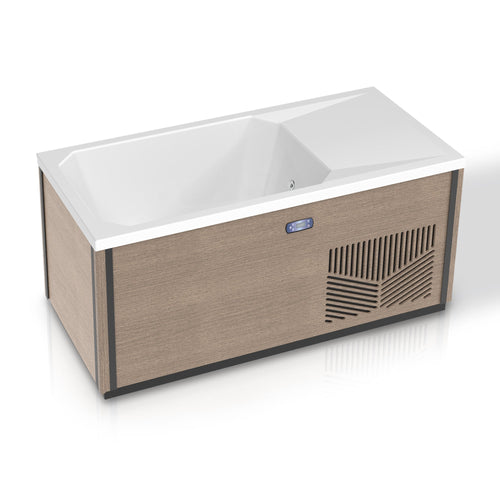 Univex  Iroquois 67 in. 1-Person Mono-Jet All-in-One Cold Plunge Ice Bath/Hot Tub with B -
