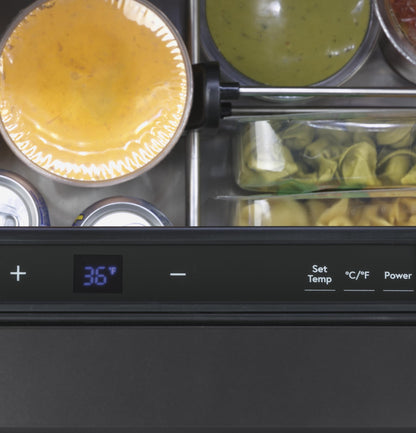 CAFE  5.7 Cu. Ft. Built-In Dual-Drawer Refrigerator Black - CDE06RP3ND1