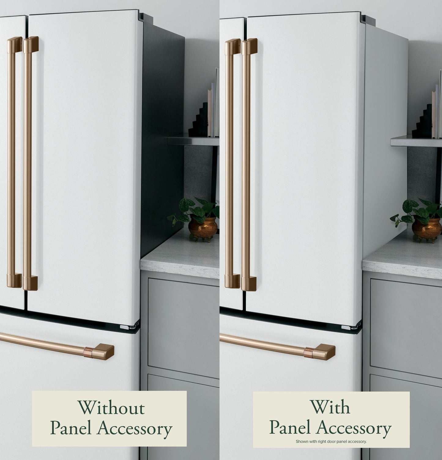 CAFE  Refrigeration Matte White Side Panel, Counter-Depth, Left White - CKLBLSCNW2