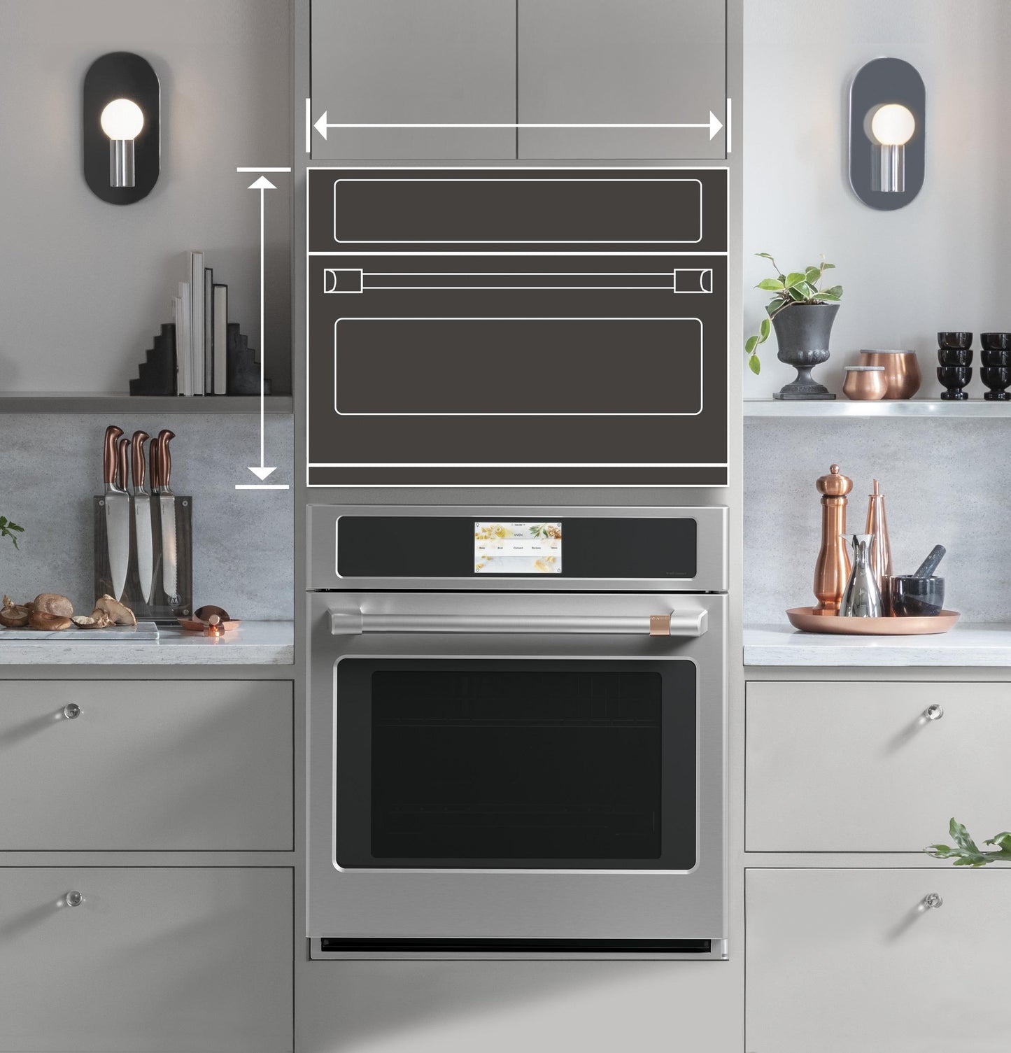 CAFE  30" Custom Speed Cook Oven with 120V Advantium Technology White - CSB913P4VW2