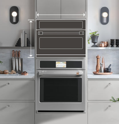 CAFE  30" Custom Speed Cook Oven with 120V Advantium Technology White - CSB913P4VW2
