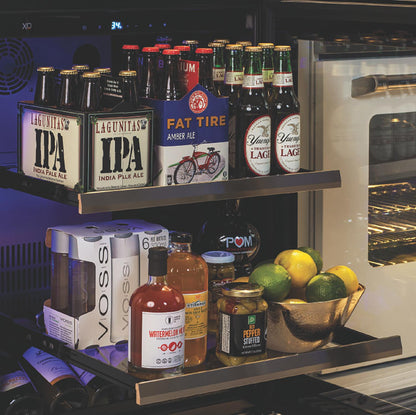 XO APPLIANCE XOU15BCOFR Beverage Center, 15" Solid Panel Ready Door, Right Hinge Custom Panel Ready - XOU15BCOFR