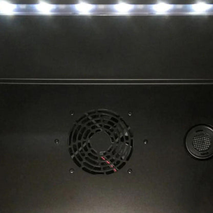 XO APPLIANCE XOU24WDZGOL 24" Wine Cooler, Dual Zone Panel Ready Glass, Left Hinge Custom Panel Ready - XOU24WDZGOL