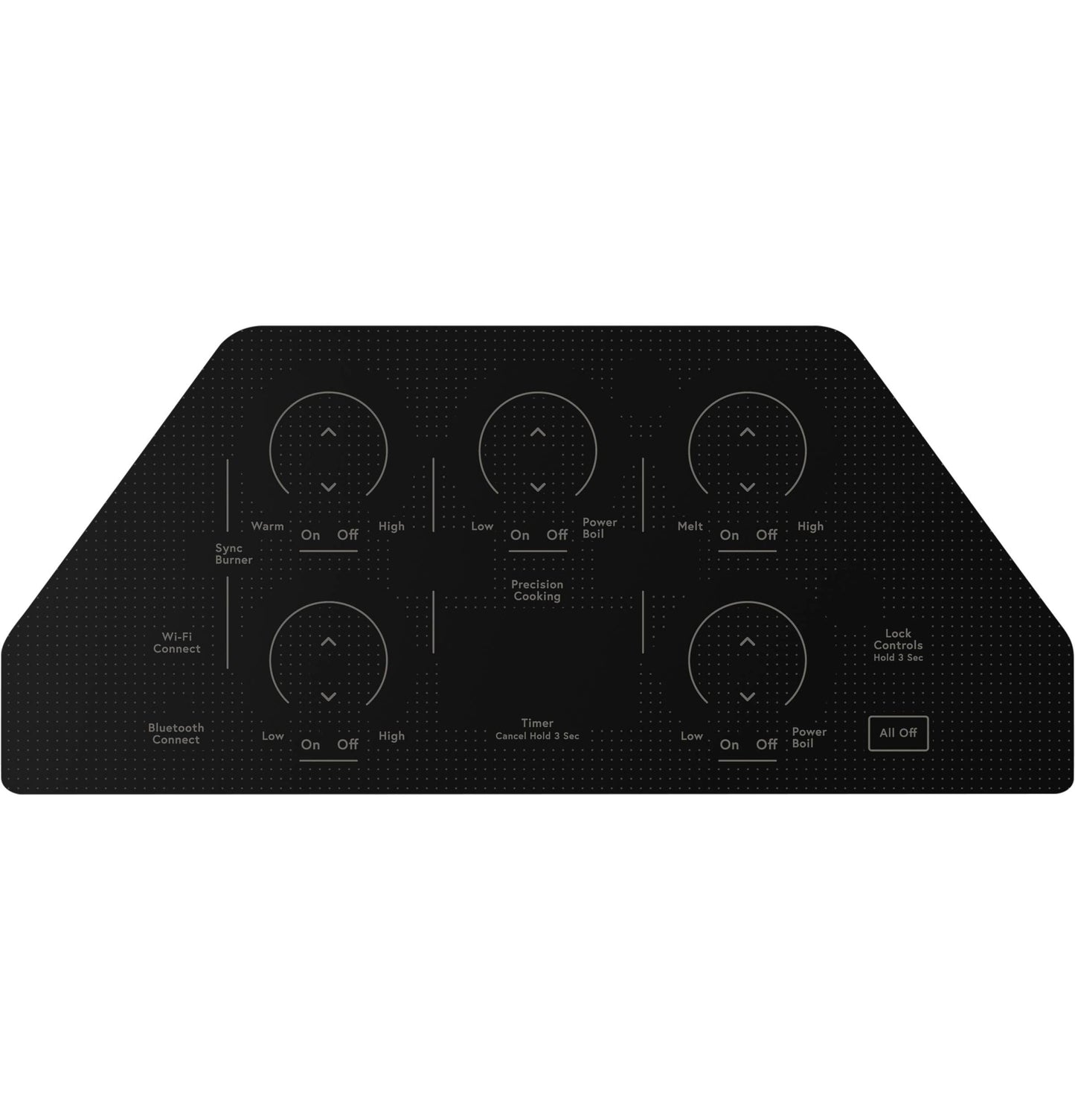 CAFE  36" Touch-Control Electric Cooktop Black - CEP90361TBB