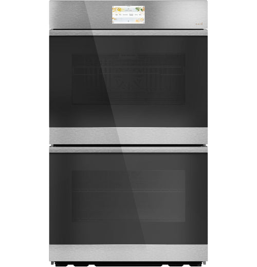 CAFE CAFé 30" Smart Built-In Convection Double Wall Oven in Platinum Glass Gray - CTD90DM2NS5