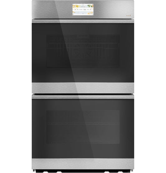 CAFE CAFé 30" Smart Built-In Convection Double Wall Oven in Platinum Glass Gray - CTD90DM2NS5
