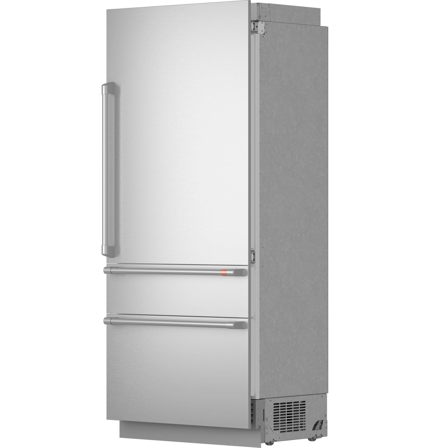 CAFE 36" Integrated Bottom-Freezer Refrigerator in Stainless Steel - CIC36RP2VS1