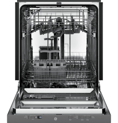 GE APPLIANCES GDT226SILII GE® ENERGY STAR® ADA Compliant in Stainless Steel Interior Panel-Ready Dishwasher with Sanitize Cycle Custom Panel Ready