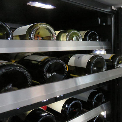 XO APPLIANCE XOU24WDZOFR Wine Cooler, Dual Zone 24" Solid Panel Ready Door, Right Hinge Custom Panel Ready - XOU24WDZOFR