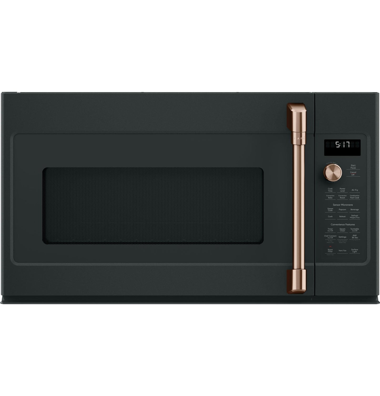 CAFE  1.7 Cu. Ft. Convection Over-the-Range Microwave Oven Black - CVM517P3RD1