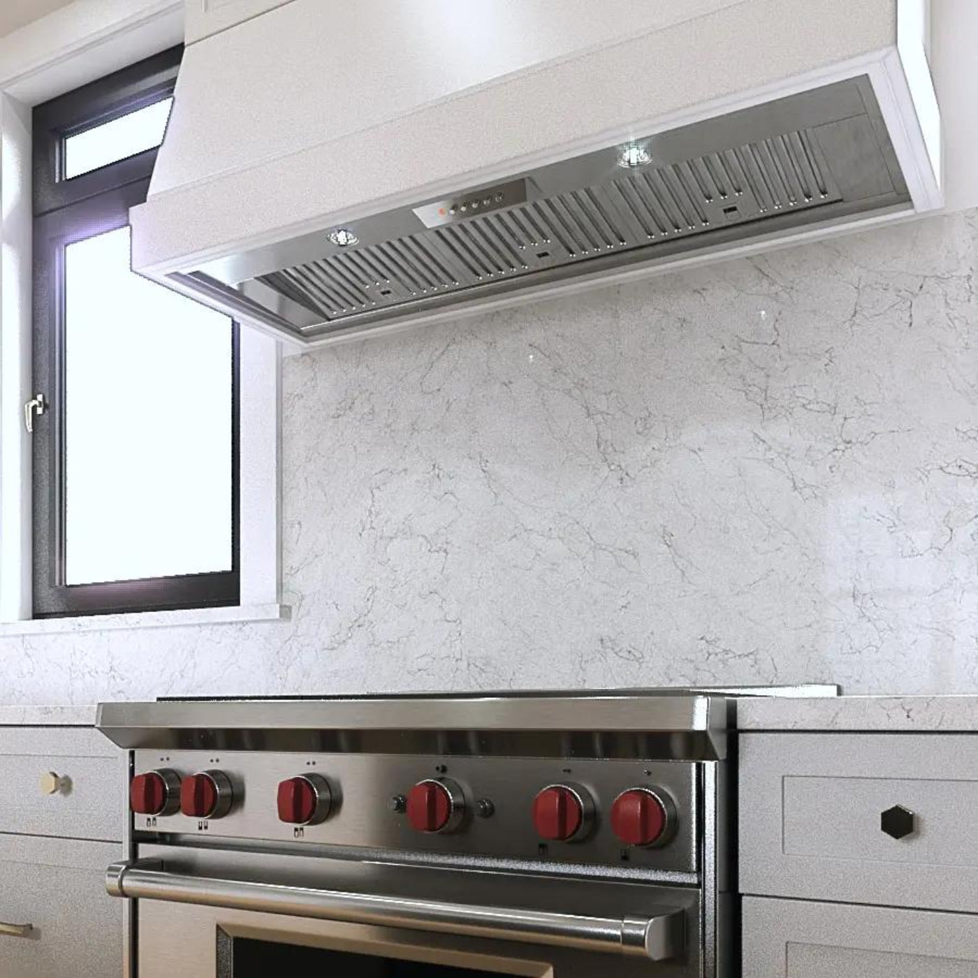 XO APPLIANCE XOI3315SC 33" CCC 600/395 CFM Pro Insert only 15" Deep For Custom Built Hood, in Stainless Steel - XOI3315SC