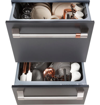 CAFE  Dishwasher Double Drawer Black - CDD420P3TD1