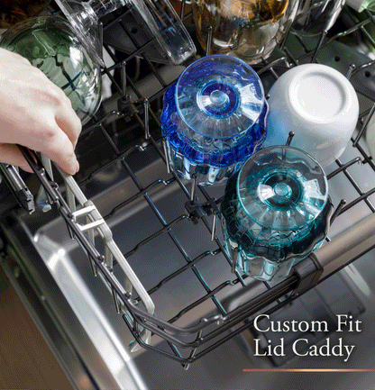 CAFE  CustomFit ENERGY STAR Stainless Interior Smart Dishwasher with Ultra Wash Top Rack and Dual Convection Ultra Dry, LED Lights, 39 dBA Black - CDT888P3VD1