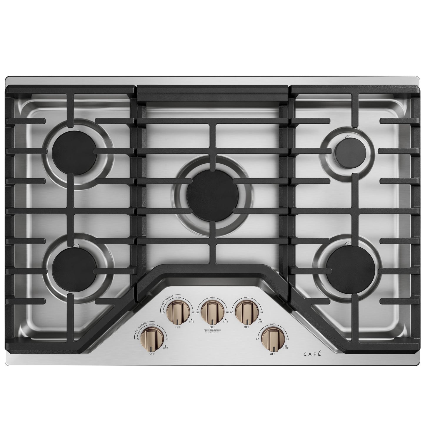 CAFE  30" Gas Cooktop in Stainless Steel - CGP70302NS1