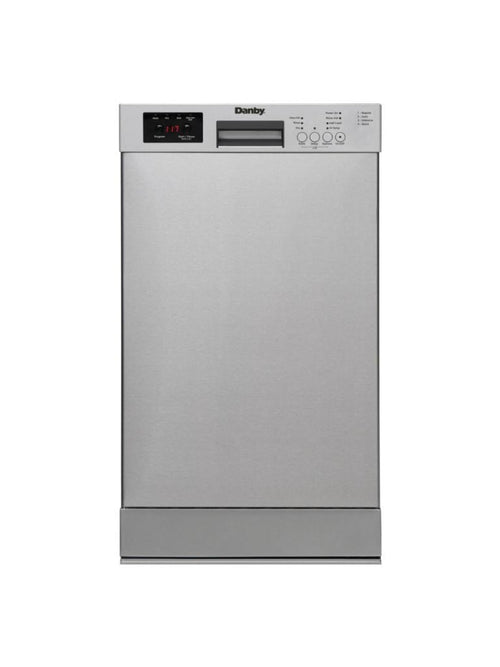 DANBY Danby 18" Wide Built-in Dishwasher in Stainless Steel - DDW18D1ESS