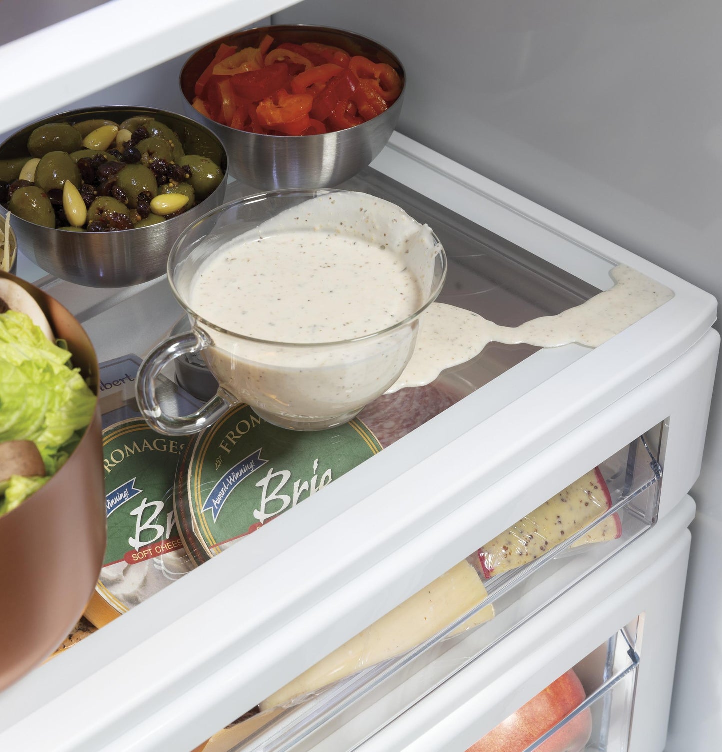 CAFE 48" Smart Built-In Side-by-Side Refrigerator in Stainless Steel - CSB48WP2NS1