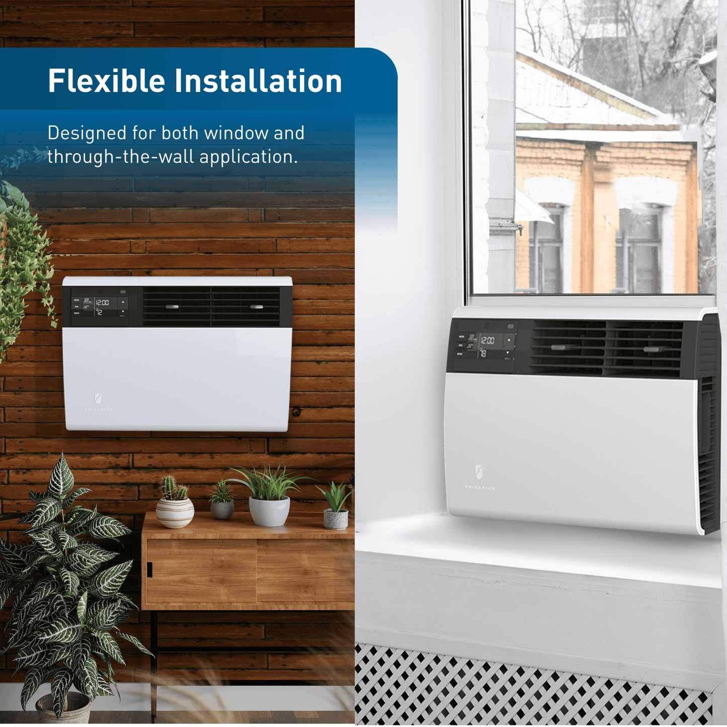 FRIEDRICH KCVQ08B10A Friedrich K hl Inverter 8,000 BTU 115V Smart Window/Wall Air Conditioner - Cool only