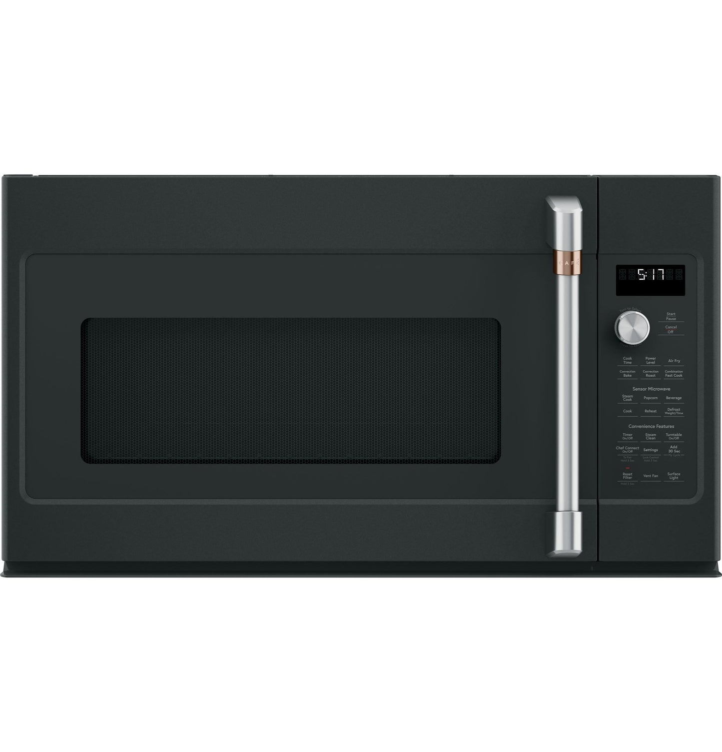 CAFE  1.7 Cu. Ft. Convection Over-the-Range Microwave Oven Black - CVM517P3RD1