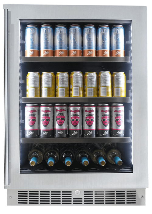 SILHOUETTE Silhouette Pro - 24" Built-in Beverage Center in Stainless Steel - SPRBC056D1SS