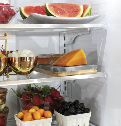 CAFE  ENERGY STAR 22.1 Cu. Ft. Smart Counter-Depth French-Door Refrigerator with Hot Water Dispenser White - CYE22TP4MW2
