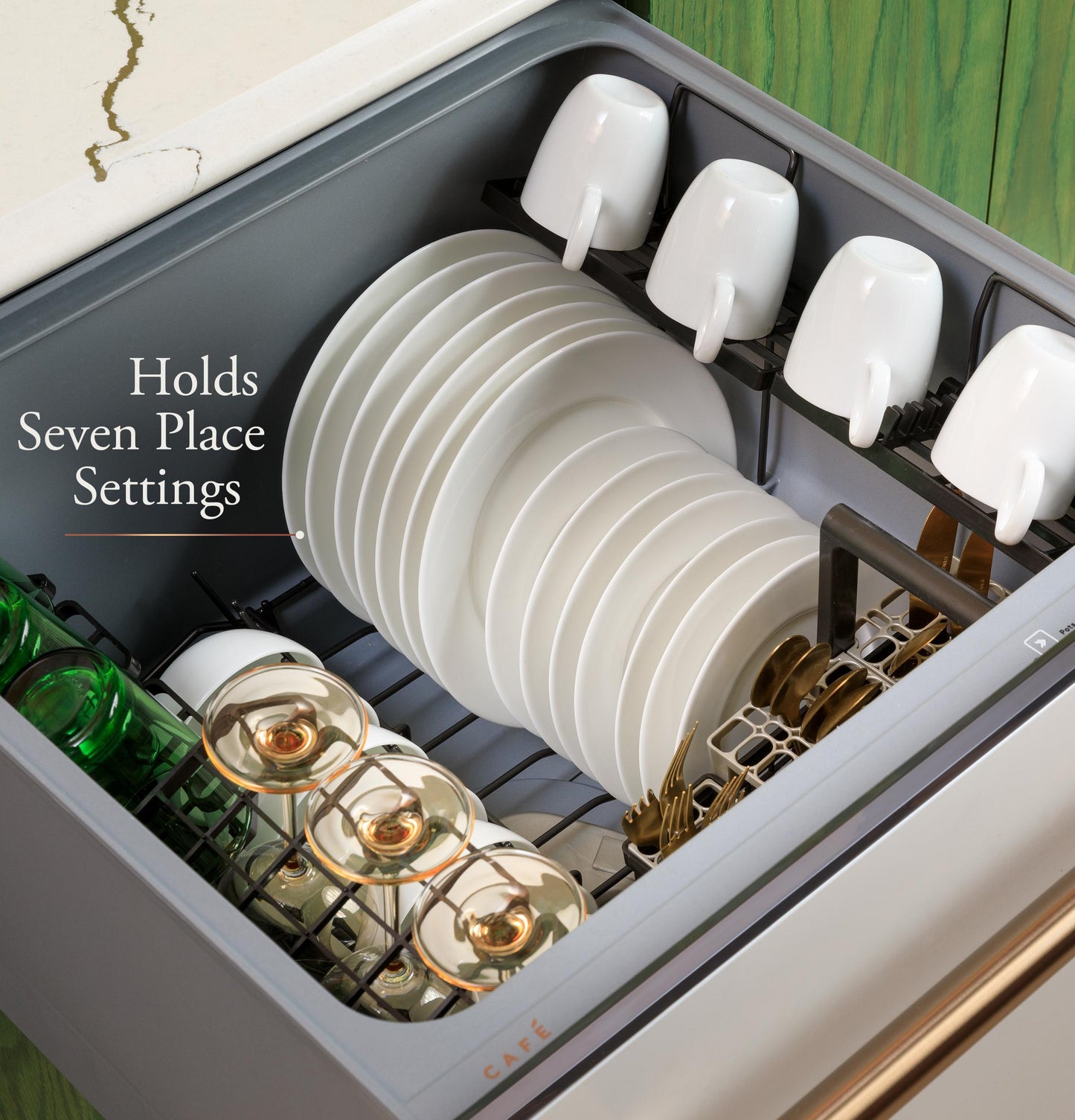 CAFE  ENERGY STAR Smart Single Drawer Dishwasher in Stainless Steel - CDD220P2WS1