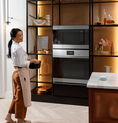 CAFE CAFé 30" Smart Built-In Convection Double Wall Oven in Platinum Glass Gray - CTD90DM2NS5