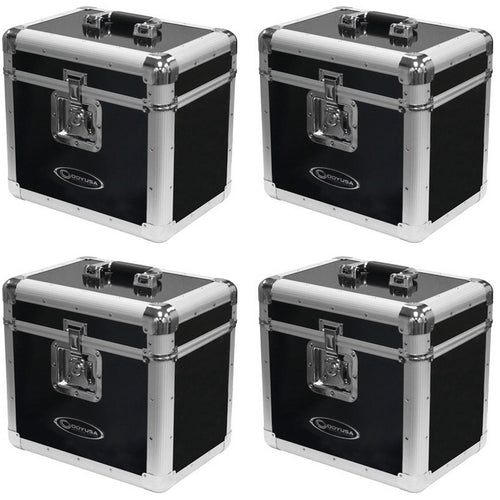 Odyssey LP Vinyl Records Utility Transport Case for 70 12 Inch Records (4 Pack) - 201916